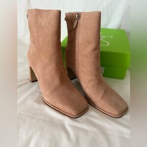 **Like New** Sam Edelman Irie Leather Ankle Booties | Luxe Tan | Size 8.5